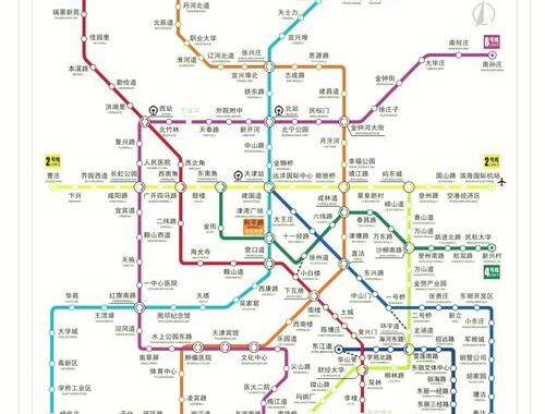 天津地铁线路图怎么看？全面解析天津地铁网络