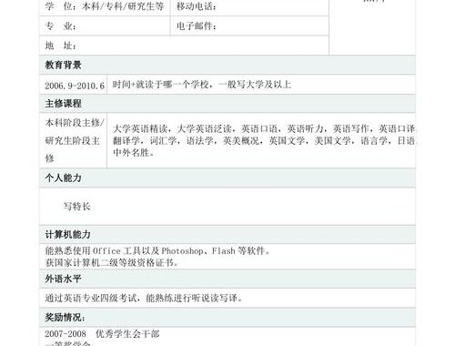 个人简历下载：如何高效获取并优化你的简历模板？