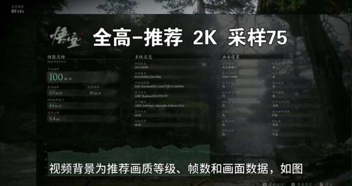 黑神话悟空画质设置：打造极致游戏体验的详细指南