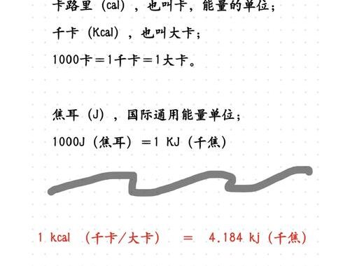 kcal等于多少千焦：能量单位的转换详解