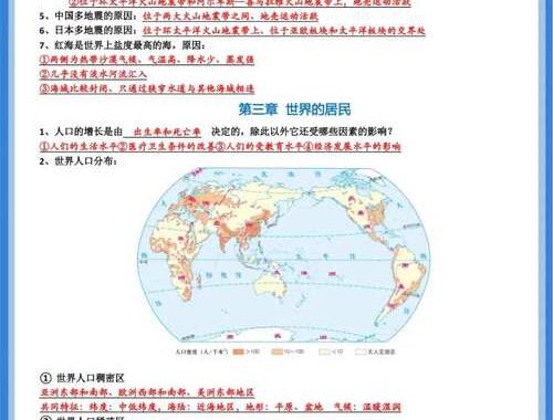 七年级地理上册知识点：探索地球家园的奥秘