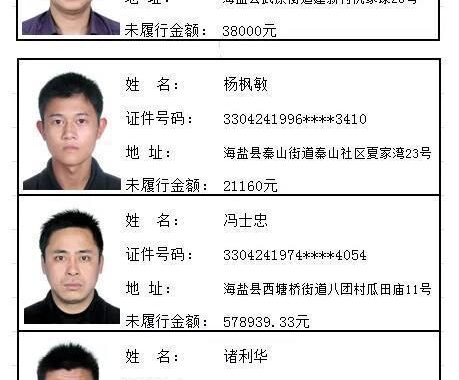 老赖身份证曝光：全面解析曝光流程与法律后果