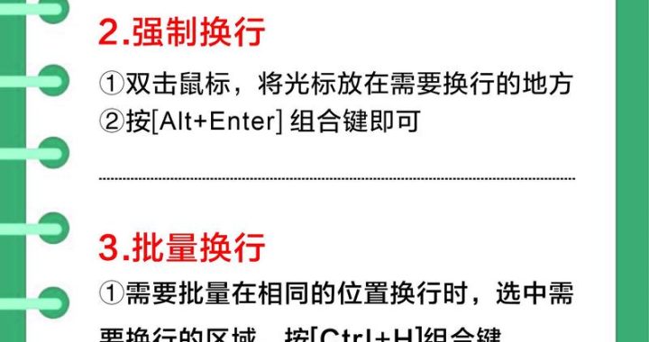 excel内容换行：全面掌握换行技巧与快捷键