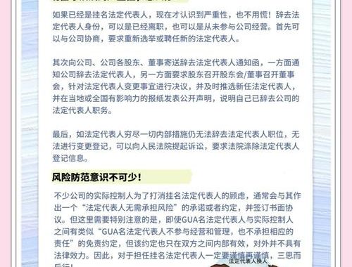 公司法人风险：全面解析与应对策略