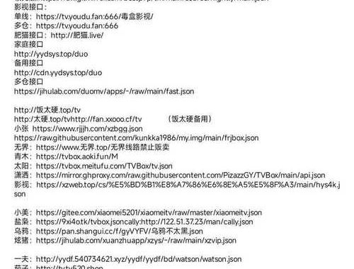 tvbox地址源：全面解析与优质资源推荐
