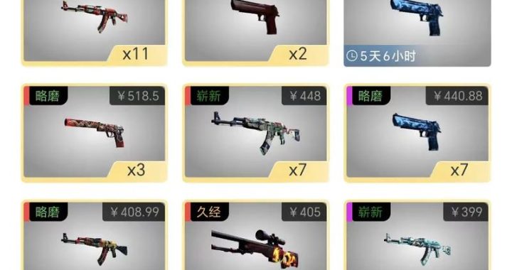 CSGO饰品价格走势：市场波动与未来展望