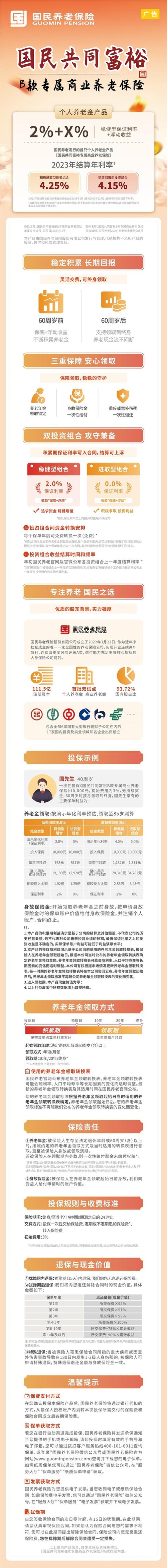 专属商业养老保险